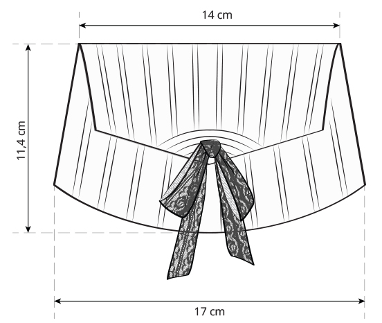 Patron de pochette à lingerie